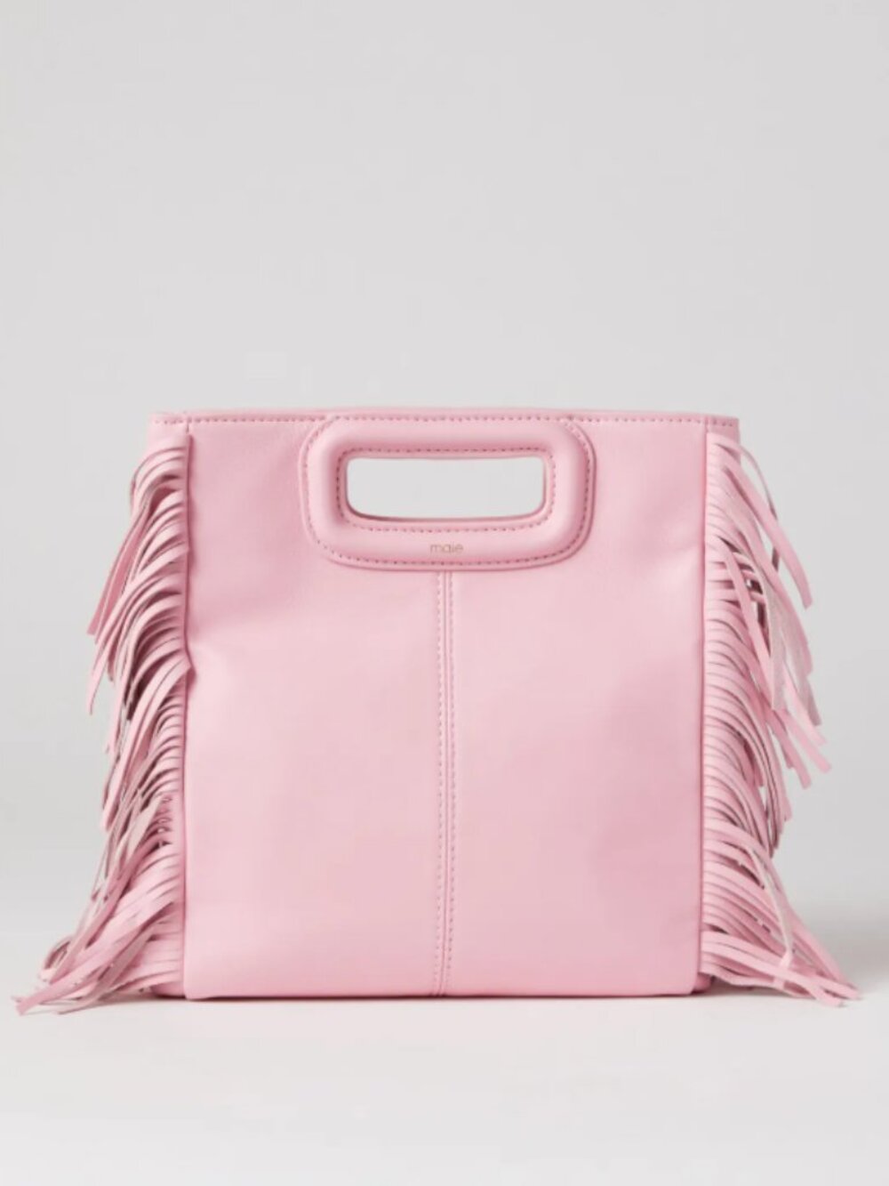 RTR-88 Maje Pink Smooth Leather M Bag